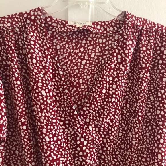 Arrays Red Blouse - Picture 5 of 5